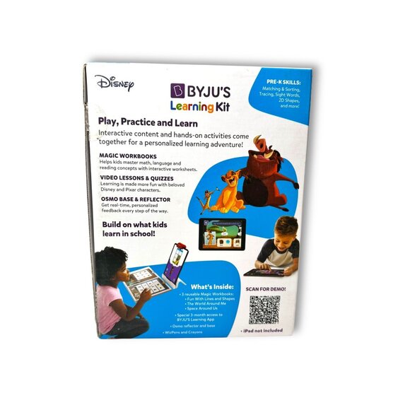 Disney BYJUS Pre-K Learning Kit With Osmo Magic Workbooks Accessories - Picture 4 of 10